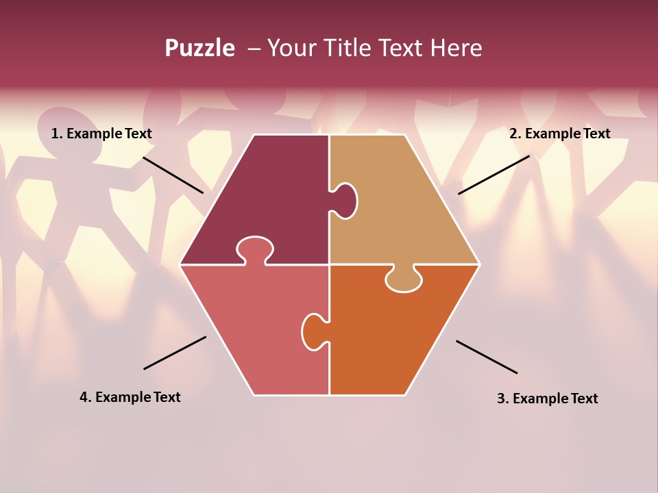 Togetherness Teamwork Standing PowerPoint Template