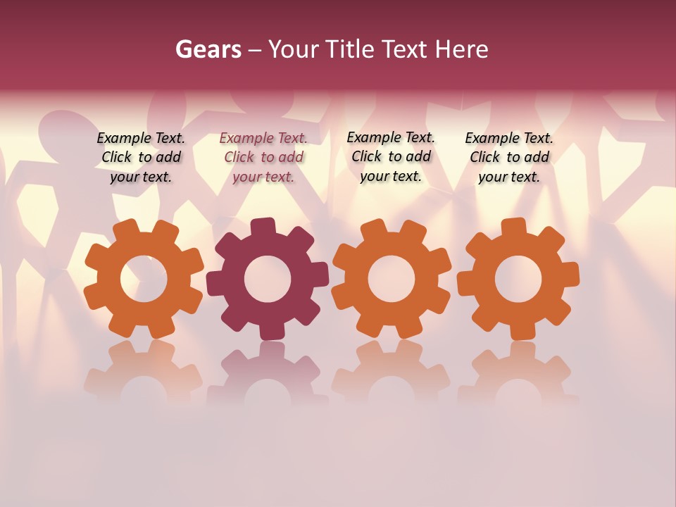 Togetherness Teamwork Standing PowerPoint Template