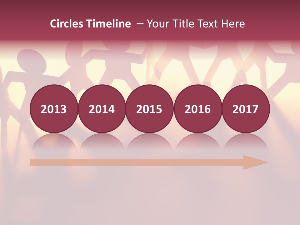 Togetherness Teamwork Standing PowerPoint Template