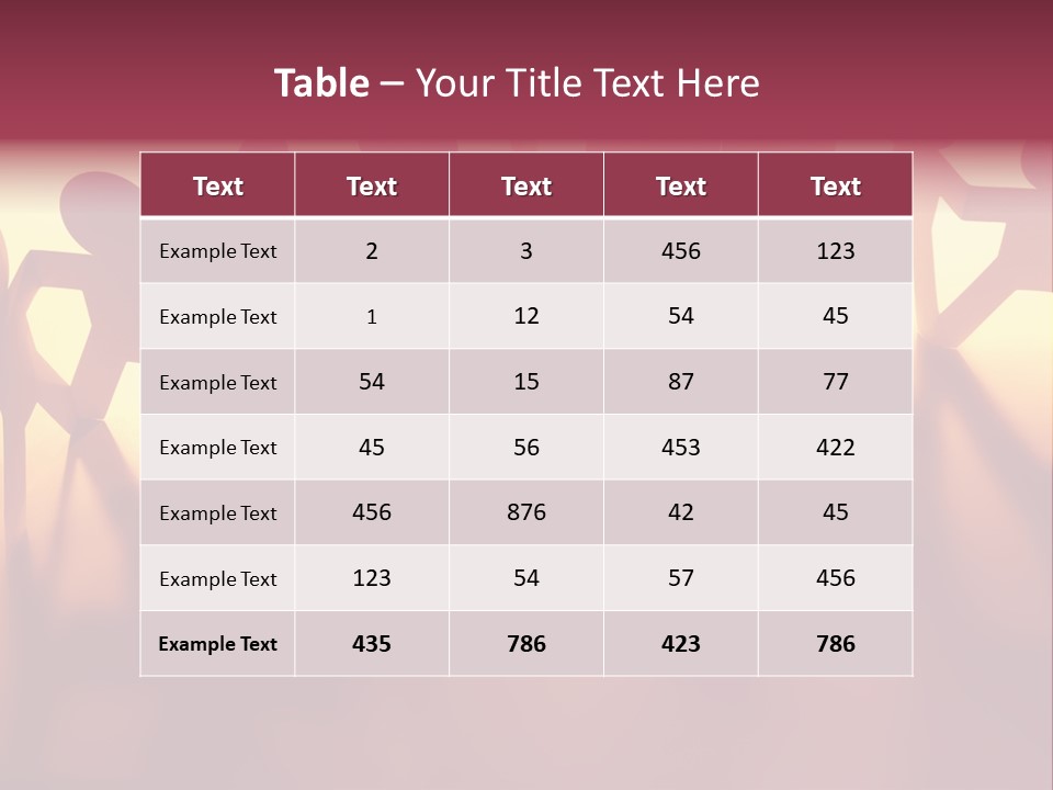 Togetherness Teamwork Standing PowerPoint Template