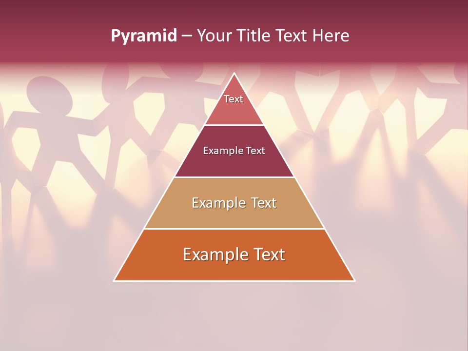 Togetherness Teamwork Standing PowerPoint Template