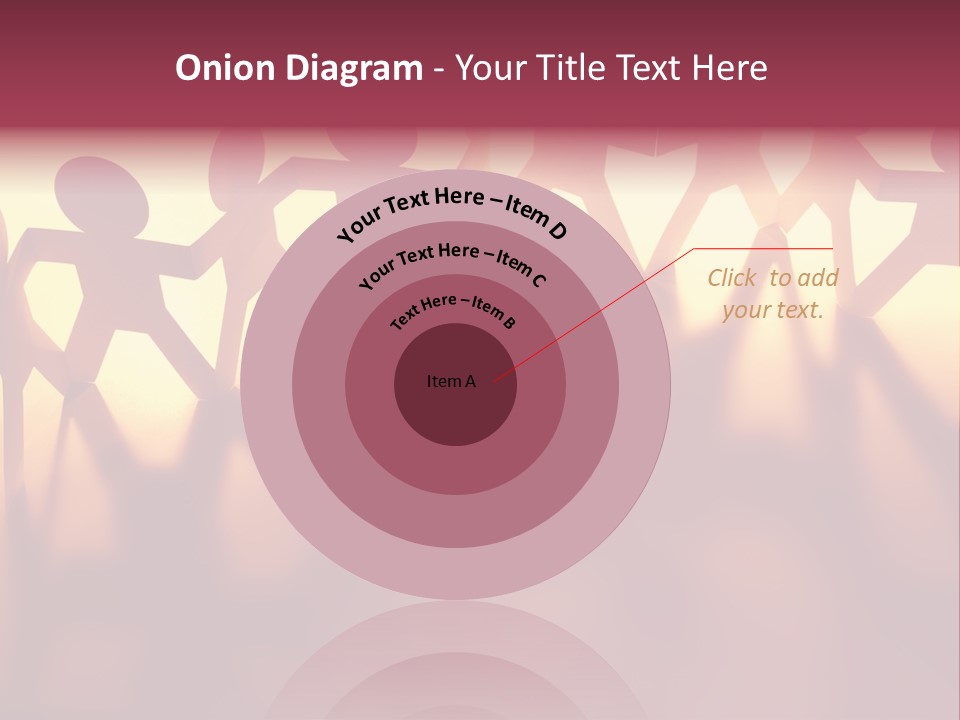 Togetherness Teamwork Standing PowerPoint Template