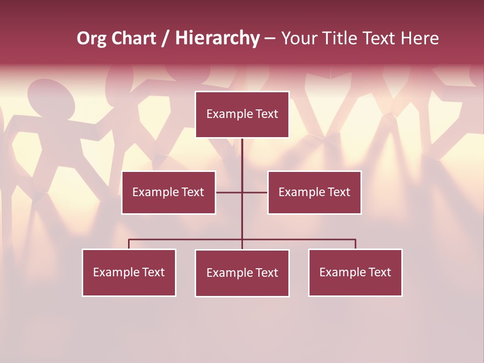 Togetherness Teamwork Standing PowerPoint Template