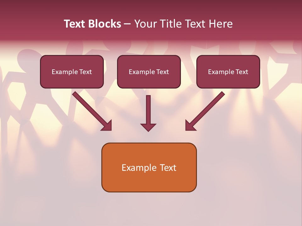 Togetherness Teamwork Standing PowerPoint Template
