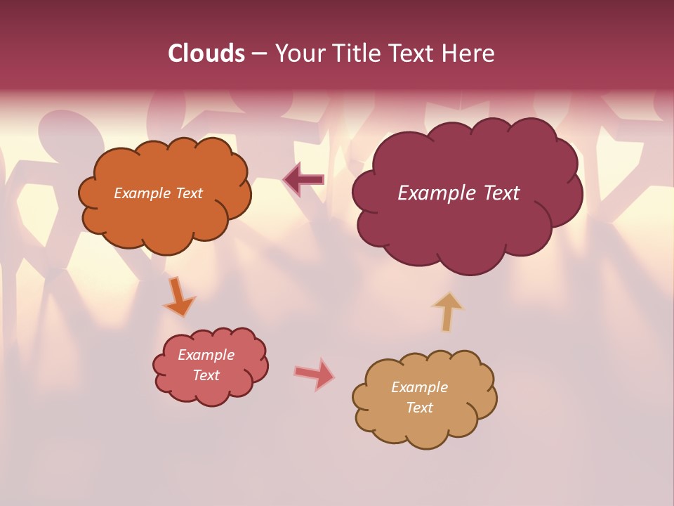 Togetherness Teamwork Standing PowerPoint Template