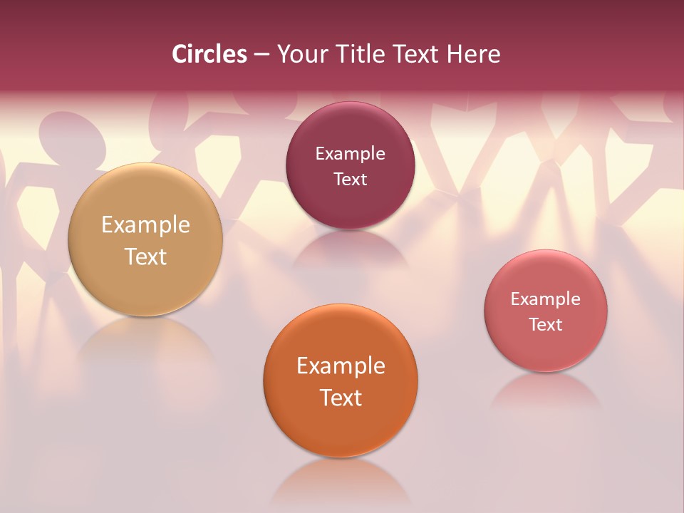 Togetherness Teamwork Standing PowerPoint Template