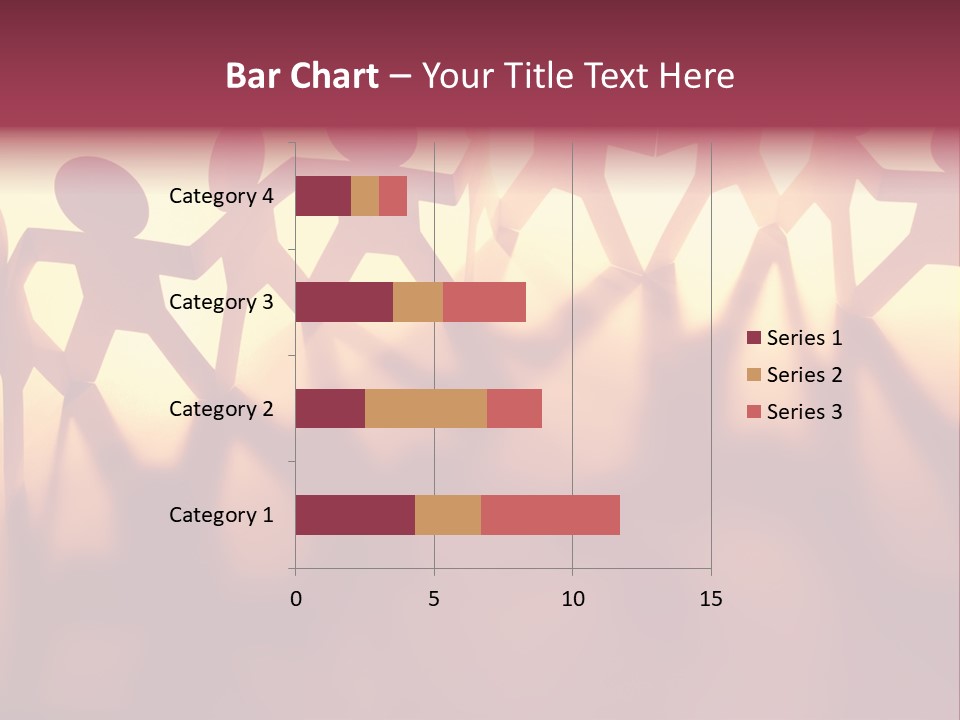 Togetherness Teamwork Standing PowerPoint Template
