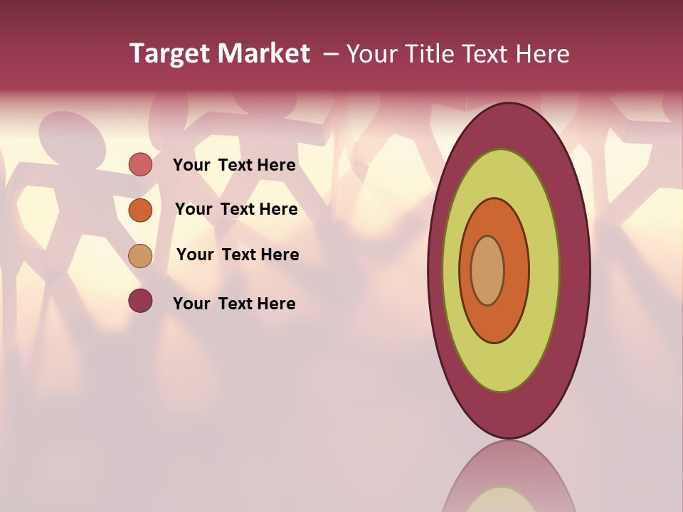 Togetherness Teamwork Standing PowerPoint Template