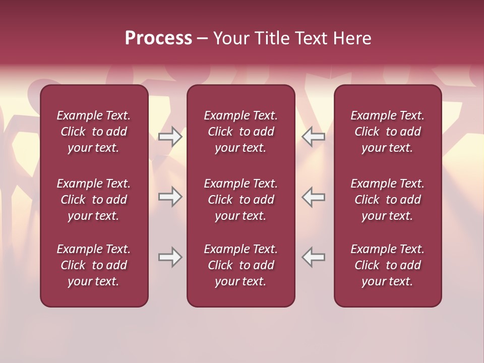 Togetherness Teamwork Standing PowerPoint Template