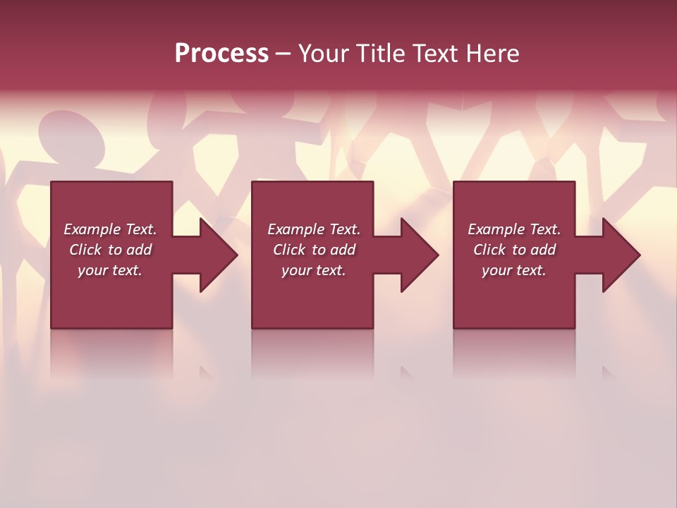 Togetherness Teamwork Standing PowerPoint Template