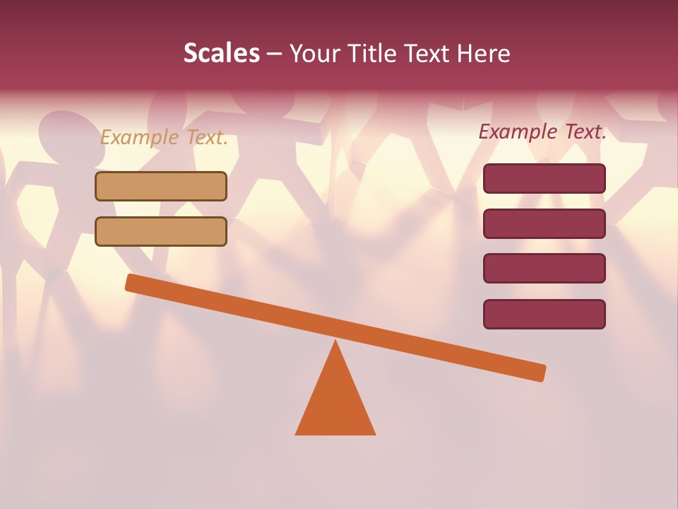 Togetherness Teamwork Standing PowerPoint Template
