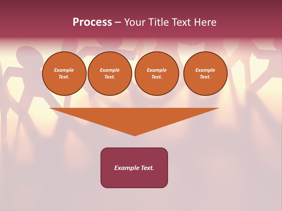 Togetherness Teamwork Standing PowerPoint Template