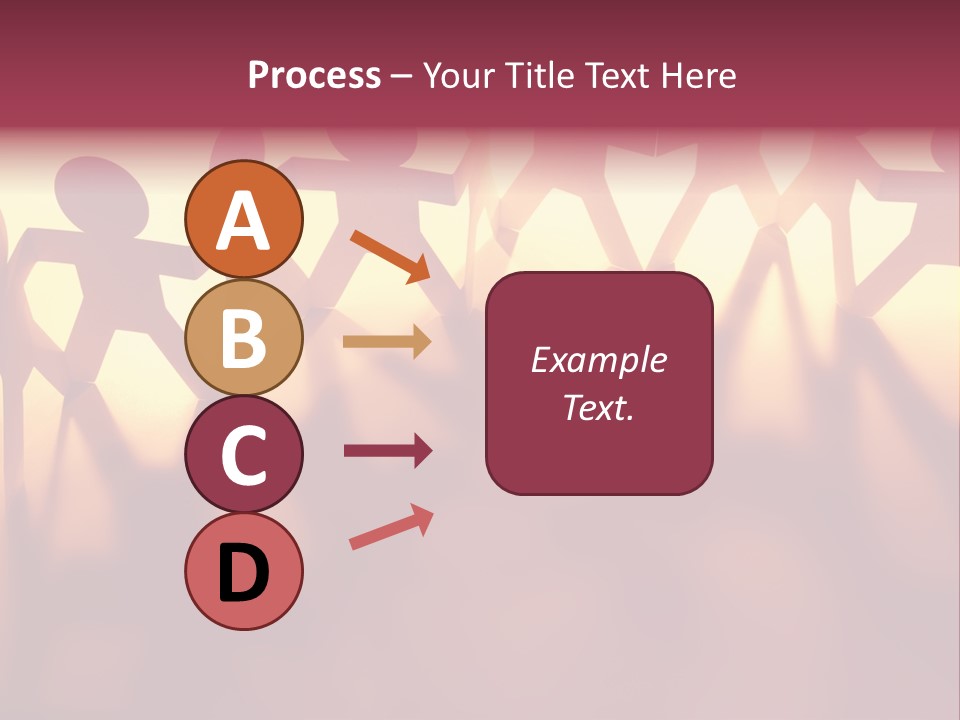 Togetherness Teamwork Standing PowerPoint Template