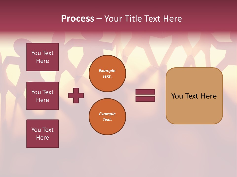 Togetherness Teamwork Standing PowerPoint Template