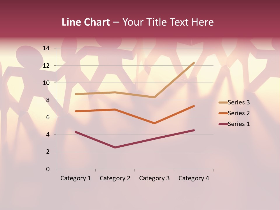 Togetherness Teamwork Standing PowerPoint Template