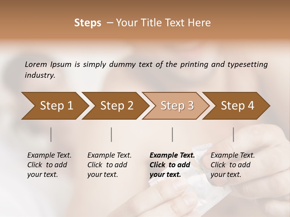Affectionate Holding Preventive PowerPoint Template