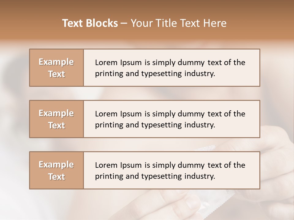Affectionate Holding Preventive PowerPoint Template