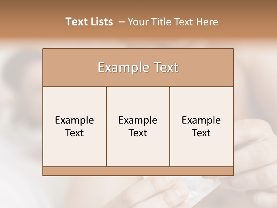 Affectionate Holding Preventive PowerPoint Template