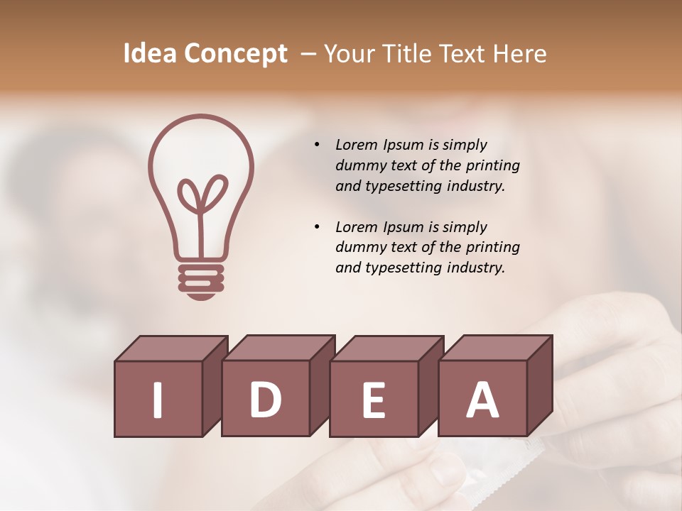 Affectionate Holding Preventive PowerPoint Template