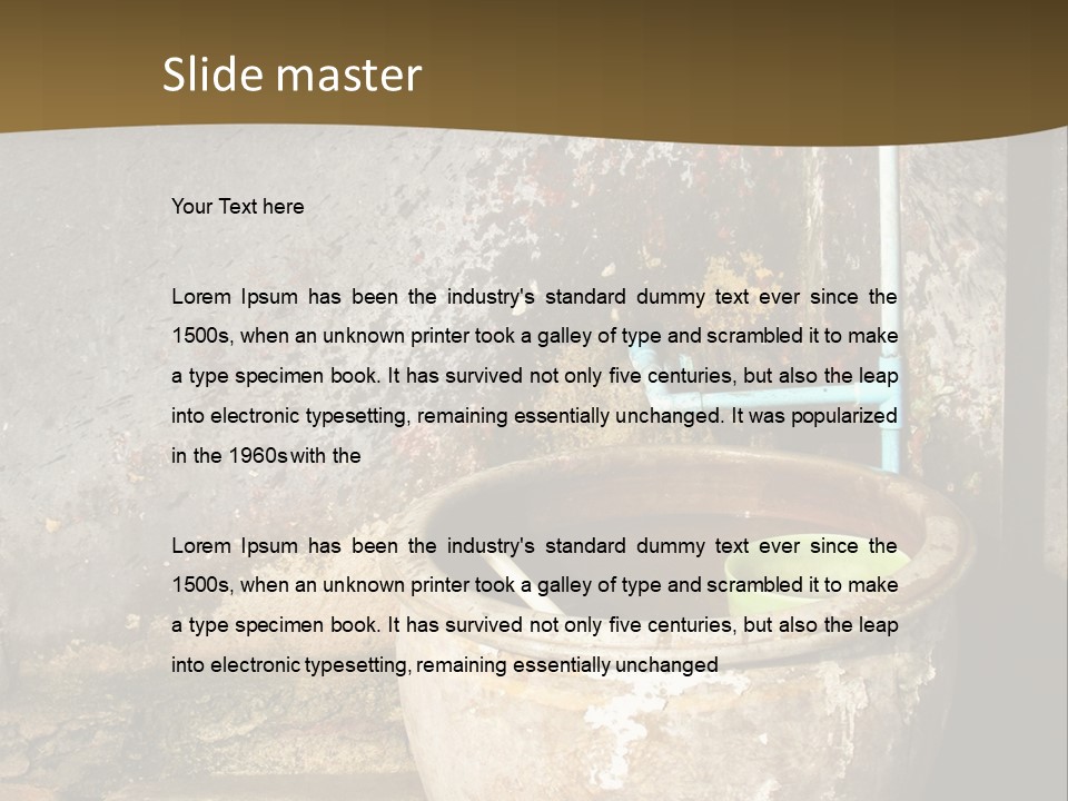 Dirty Fresh Render PowerPoint Template