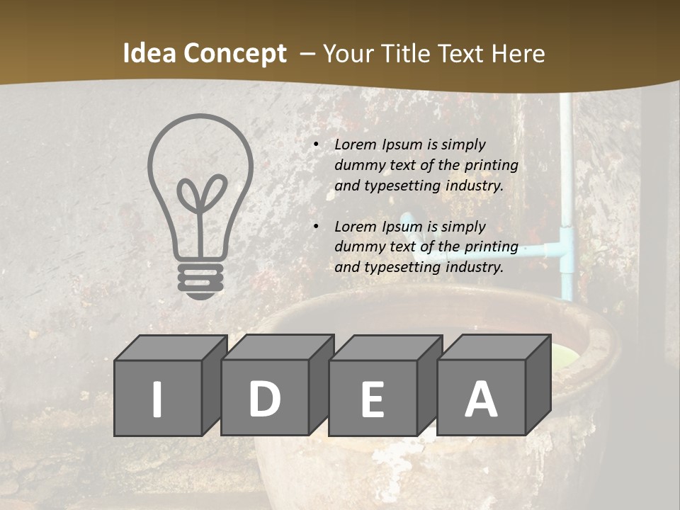 Dirty Fresh Render PowerPoint Template
