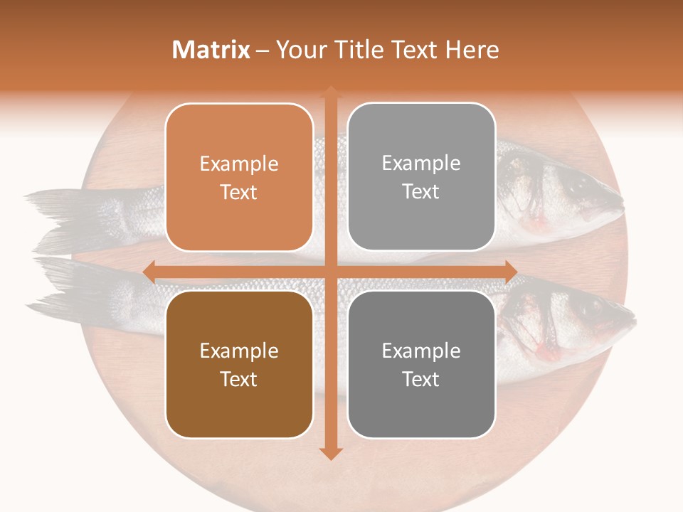 Branzino See Bass Food PowerPoint Template