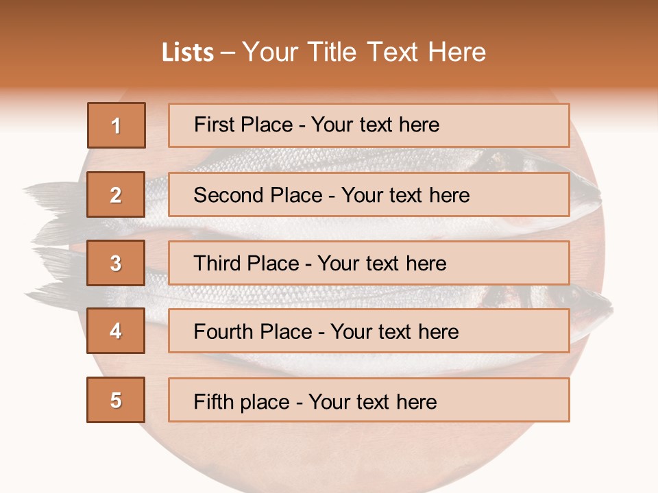 Branzino See Bass Food PowerPoint Template