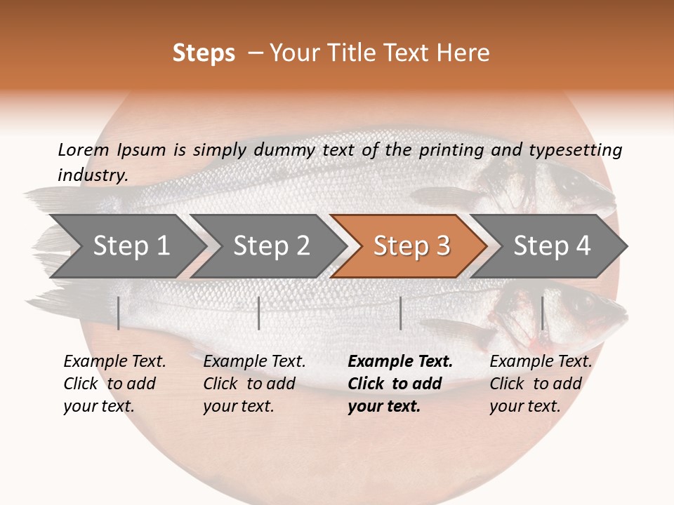 Branzino See Bass Food PowerPoint Template