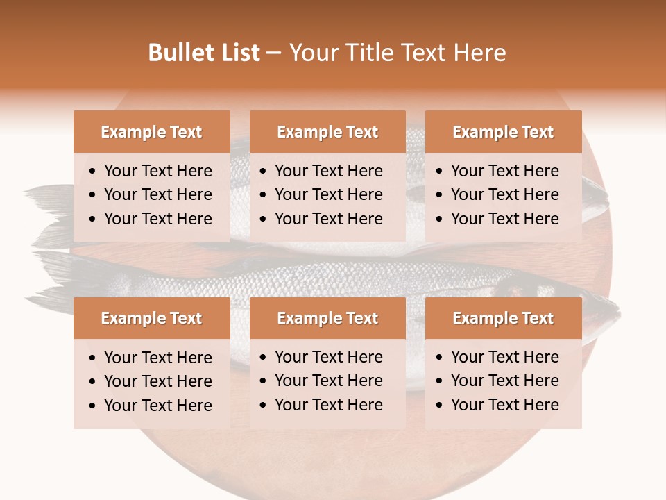 Branzino See Bass Food PowerPoint Template