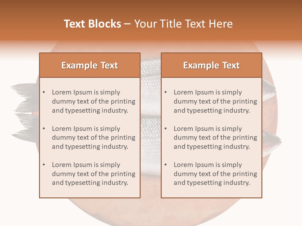 Branzino See Bass Food PowerPoint Template
