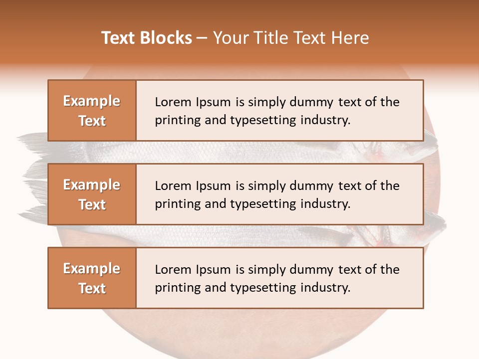 Branzino See Bass Food PowerPoint Template
