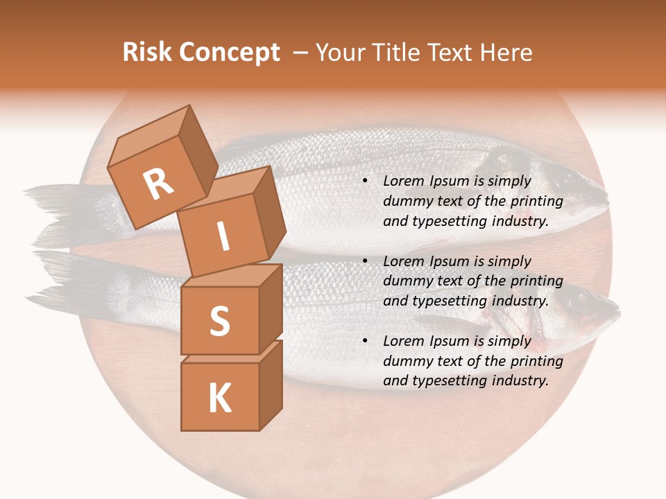 Branzino See Bass Food PowerPoint Template