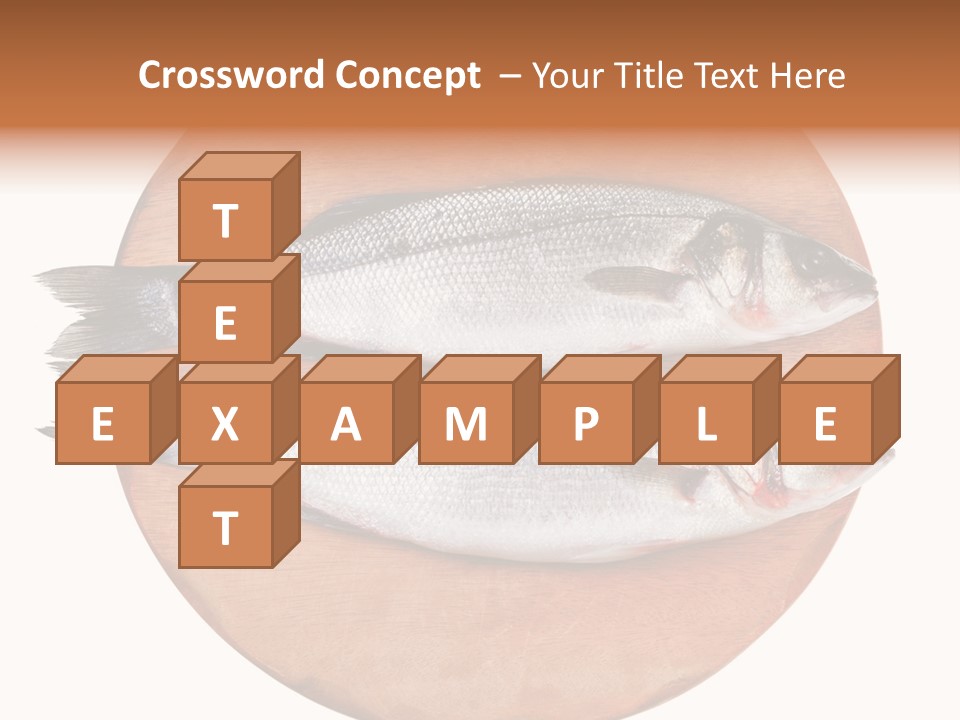Branzino See Bass Food PowerPoint Template