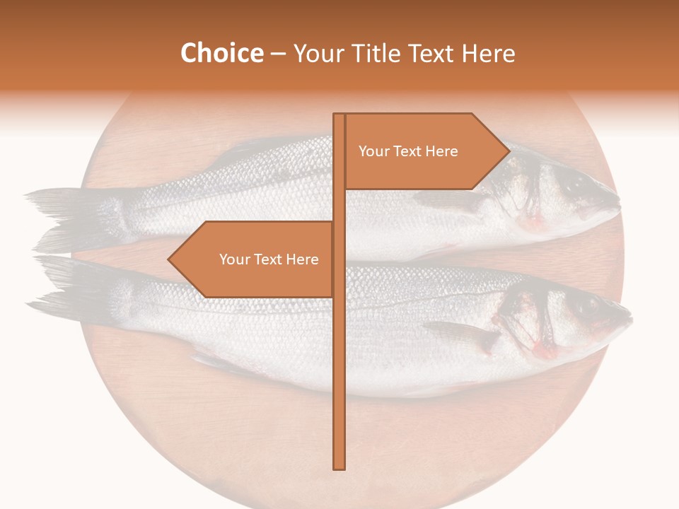 Branzino See Bass Food PowerPoint Template