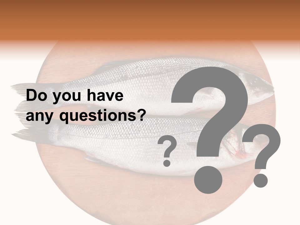 Branzino See Bass Food PowerPoint Template