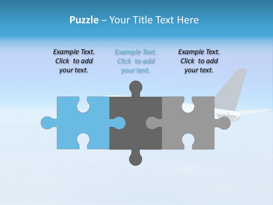 Flight Transport Class PowerPoint Template