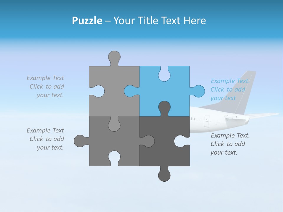 Flight Transport Class PowerPoint Template