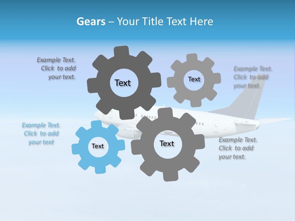 Flight Transport Class PowerPoint Template