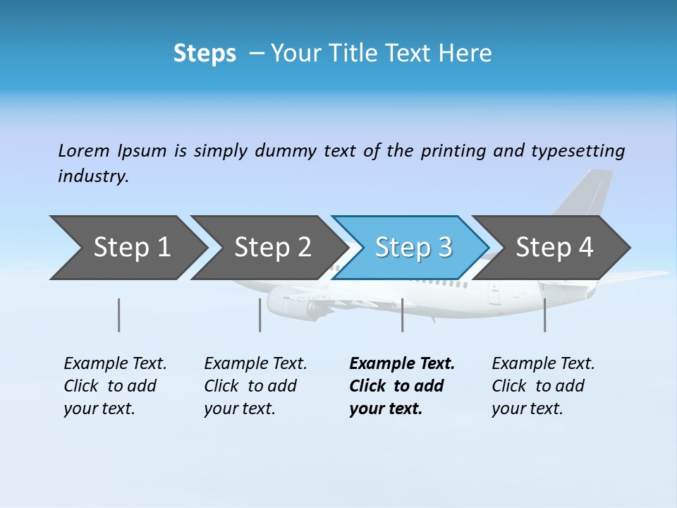 Flight Transport Class PowerPoint Template