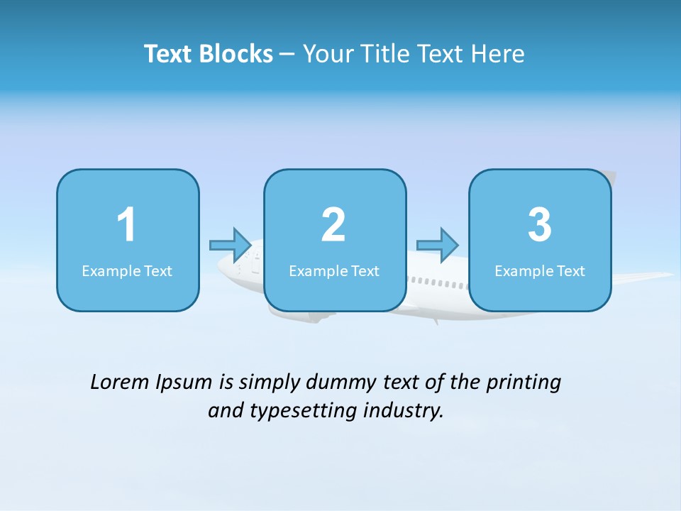 Flight Transport Class PowerPoint Template