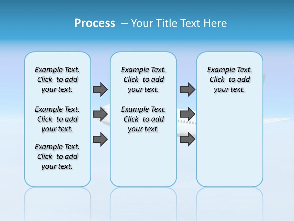 Flight Transport Class PowerPoint Template