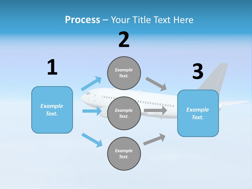 Flight Transport Class PowerPoint Template