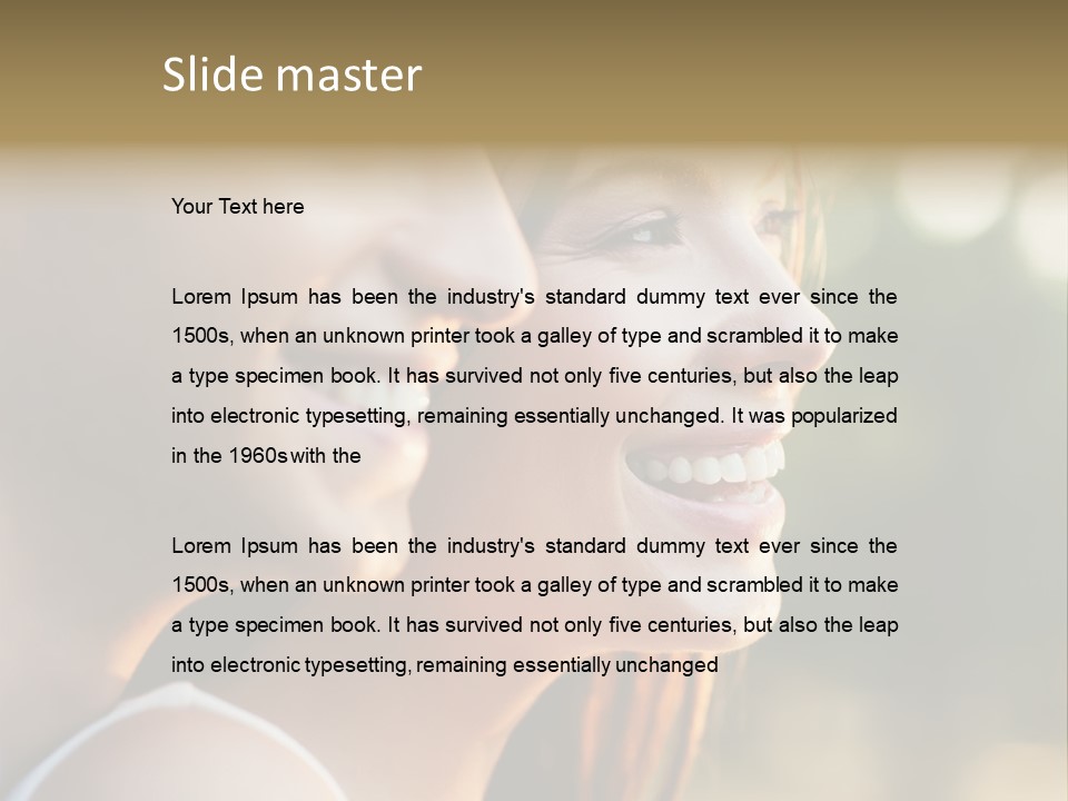 Love Summer Photography PowerPoint Template