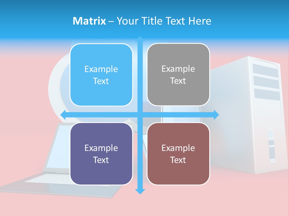 Tablet Device Monitor PowerPoint Template