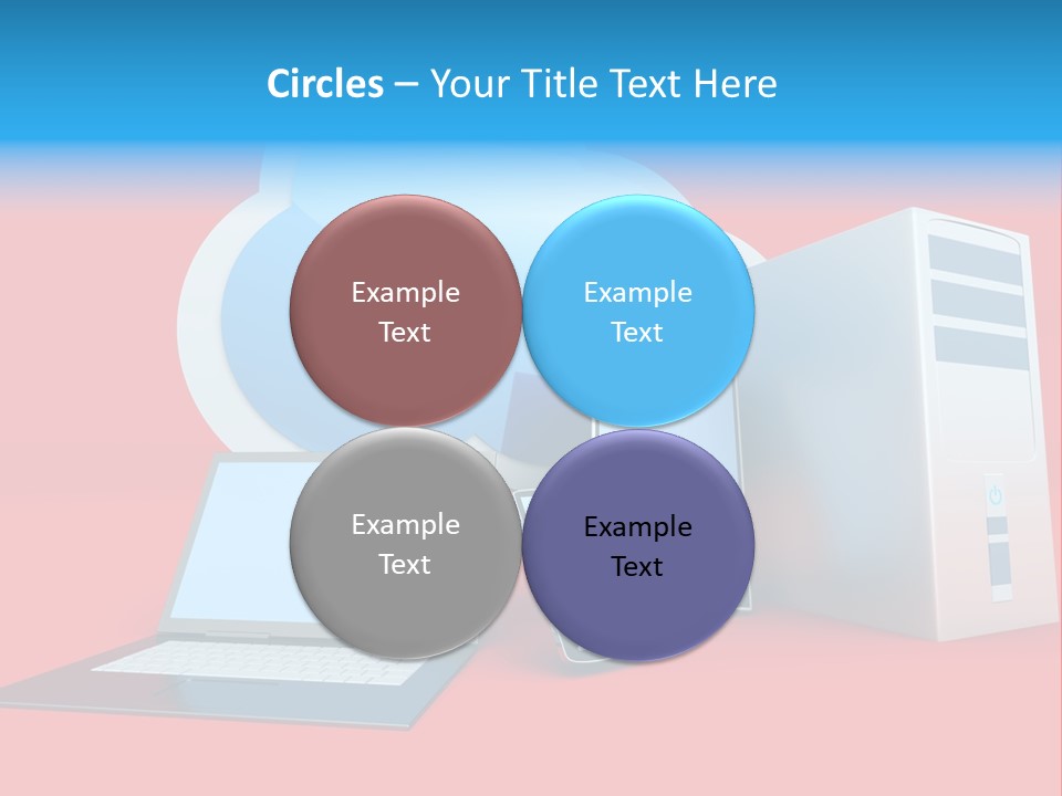 Tablet Device Monitor PowerPoint Template
