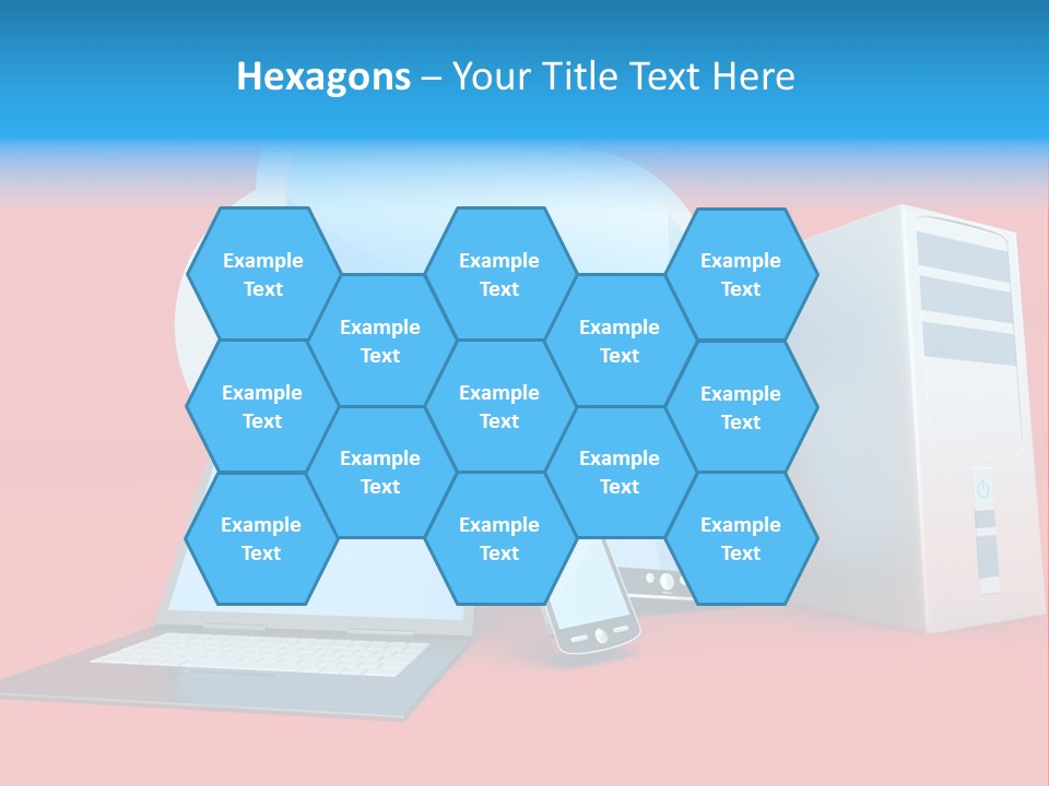 Tablet Device Monitor PowerPoint Template