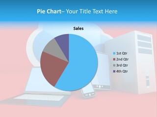 Tablet Device Monitor PowerPoint Template