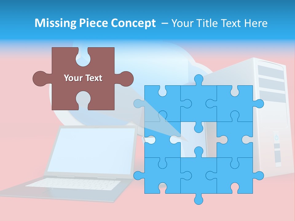 Tablet Device Monitor PowerPoint Template