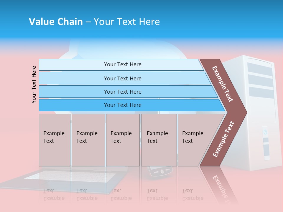 Tablet Device Monitor PowerPoint Template