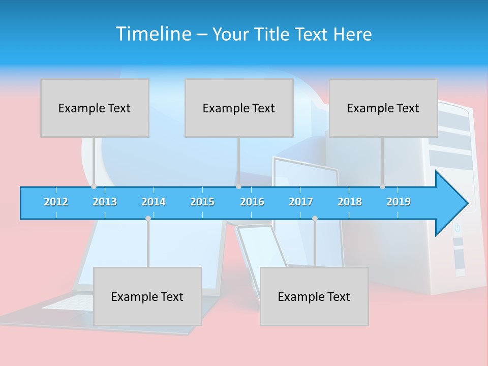 Tablet Device Monitor PowerPoint Template